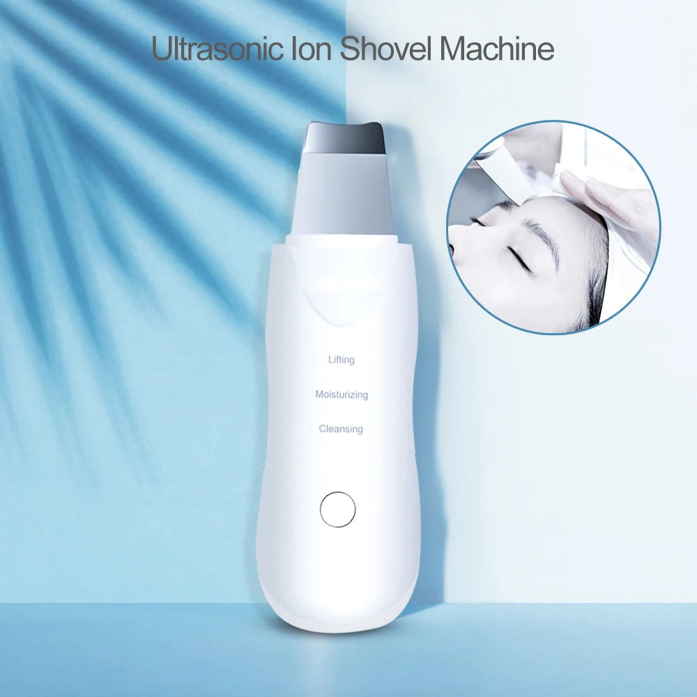 Ultrasonic Facial Scrubber & Pore Cleaner
