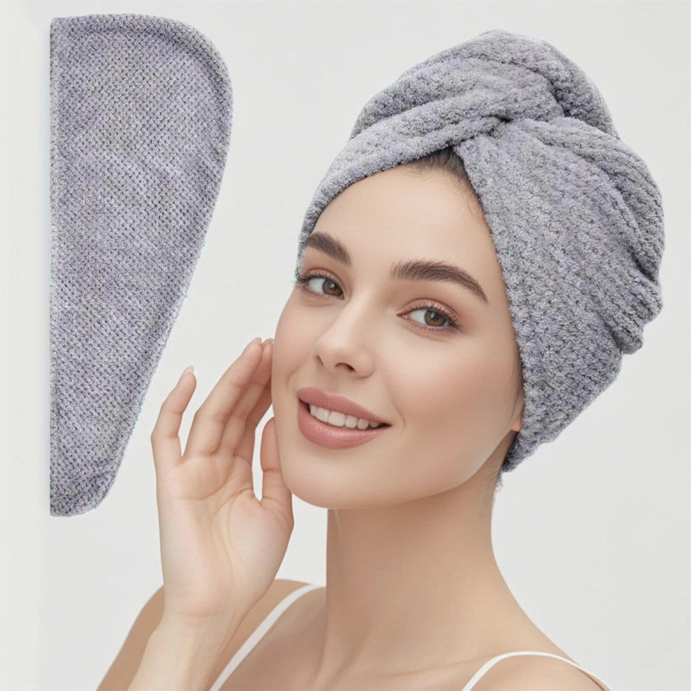 Microfiber Hair Drying Towel for Fast Drying