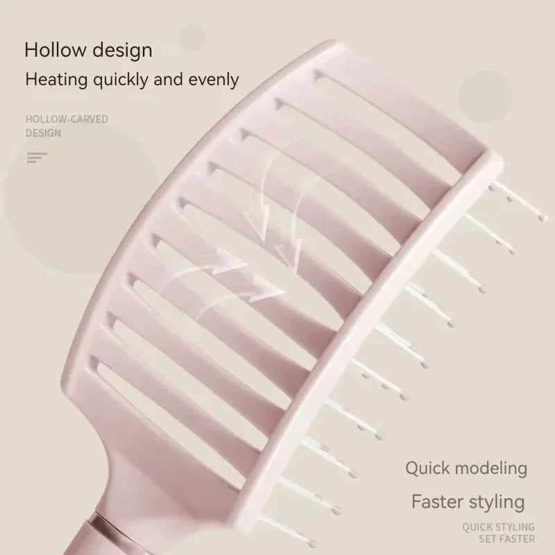 Vented Air‑Cushion Massage Hairbrush