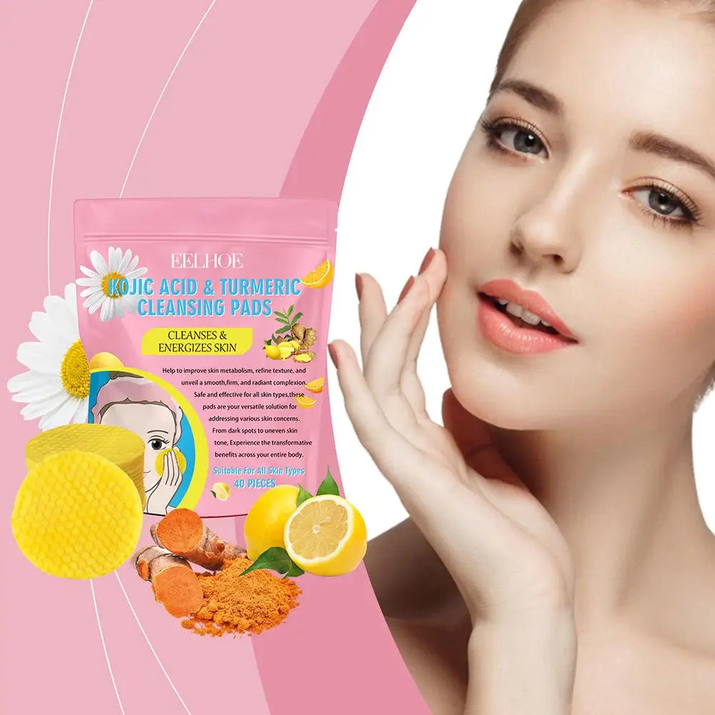 Kojic Turmeric Brightening Pads