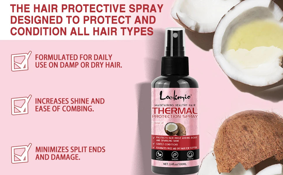 Thermal Heat Shield Spray for Hair (450°F)
