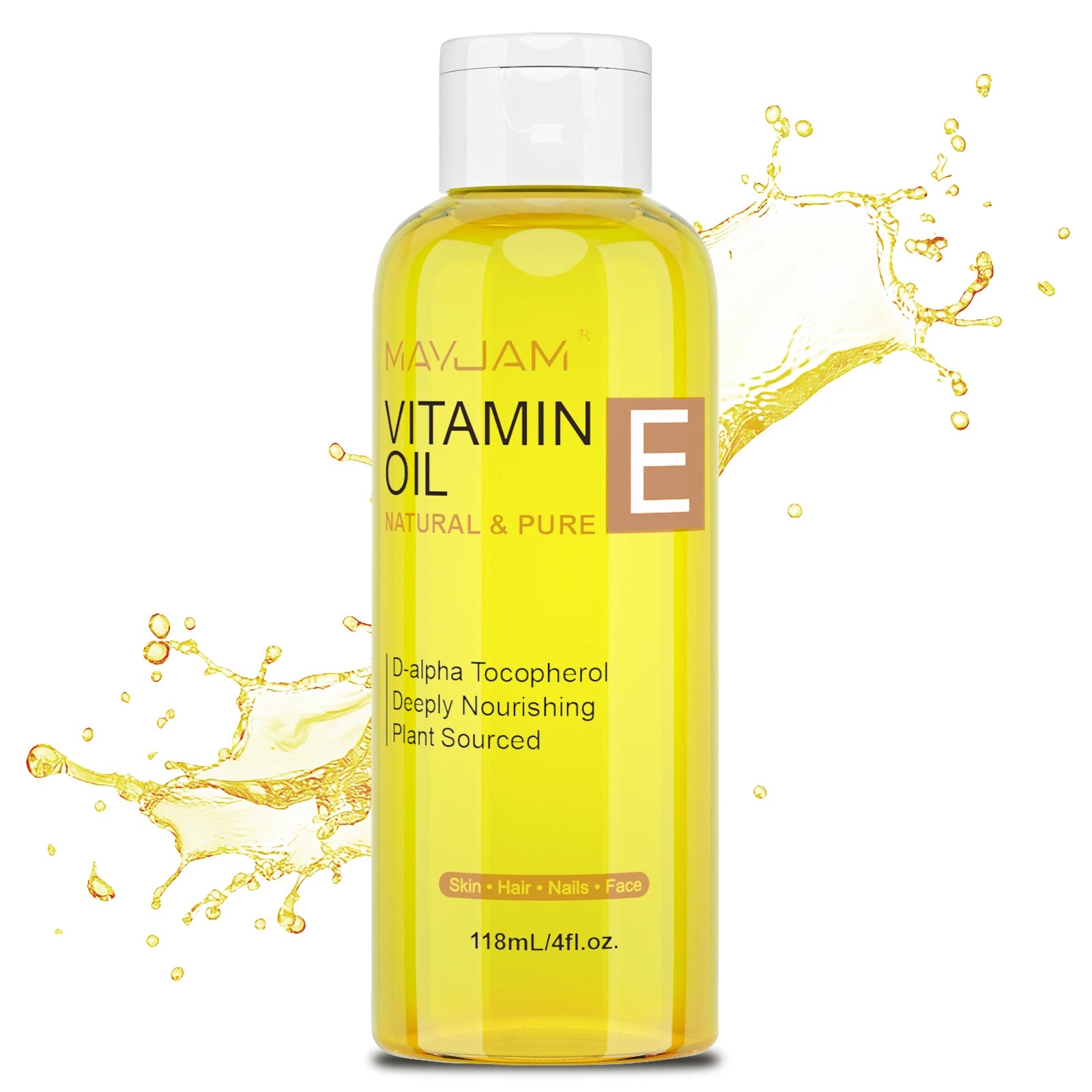 Pure Vitamin E Oil 50,000 IU (Plant‑Derived)