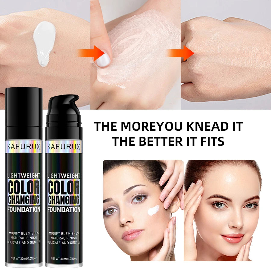 Color‑Changing Foundation for Natural Coverage