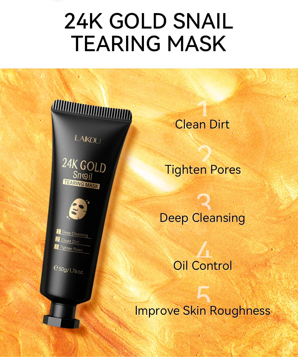 Gold Peel‑Off Mask for Brightening & Firming