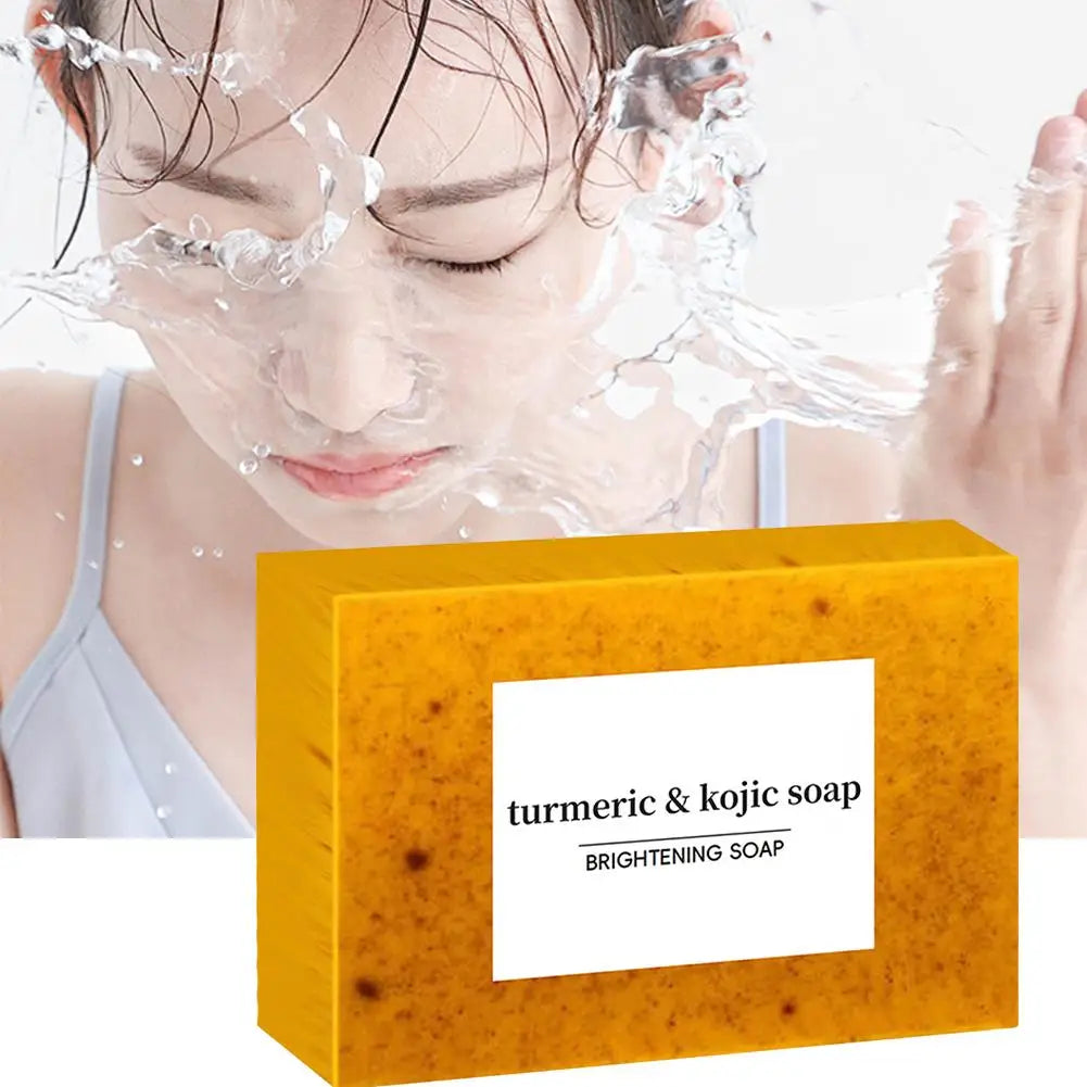 Turmeric Lemon Kojic Brightening Soap — ESSENCE OF GOLD