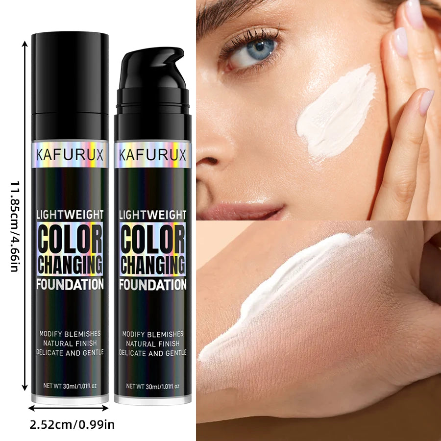 Color‑Changing Foundation for Natural Coverage