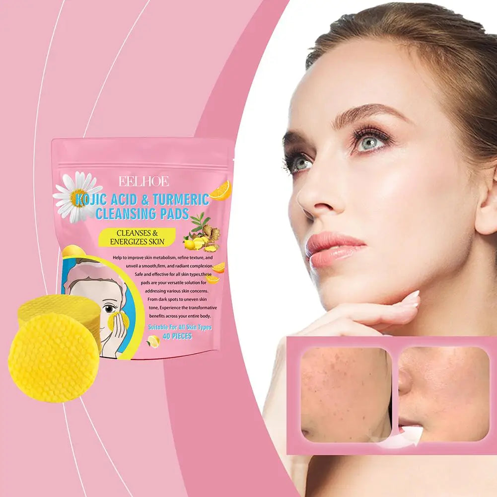 Kojic Turmeric Brightening Pads