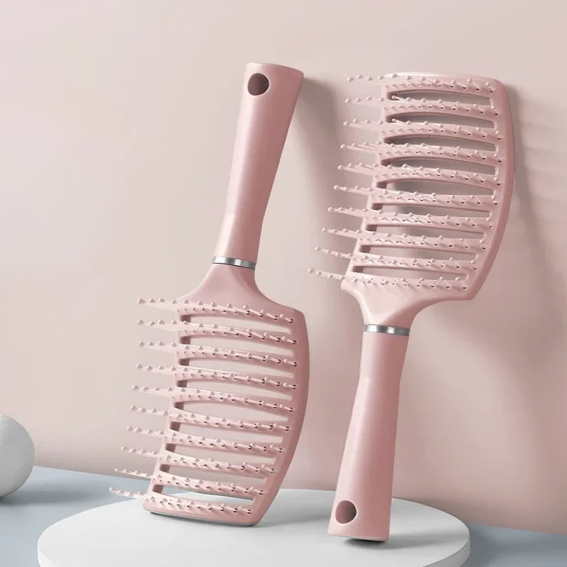 Vented Air‑Cushion Massage Hairbrush