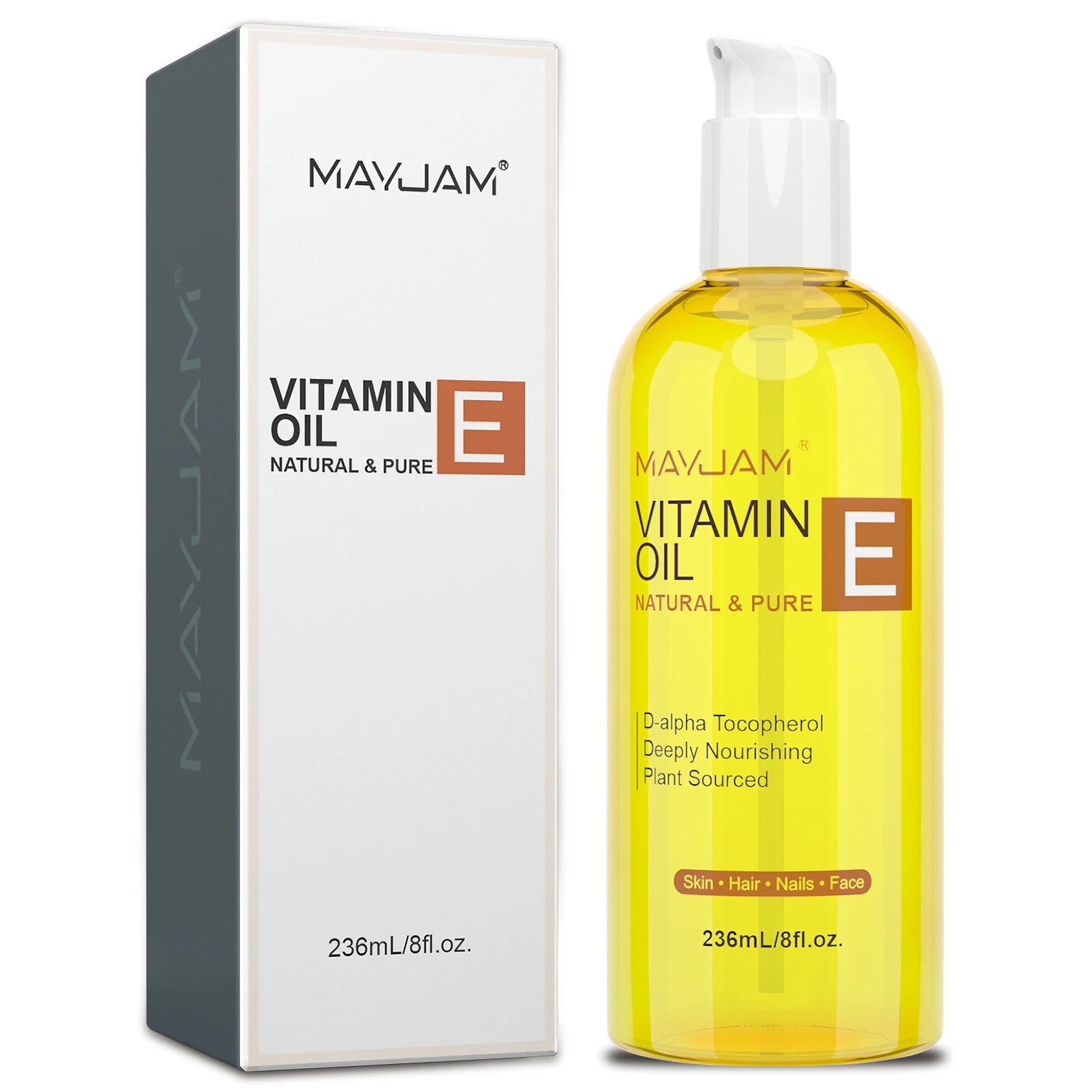 Pure Vitamin E Oil 50,000 IU (Plant‑Derived)