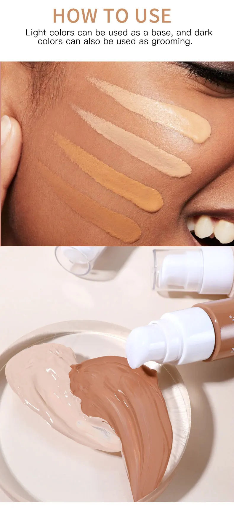 Lightweight Liquid Foundation & Concealer