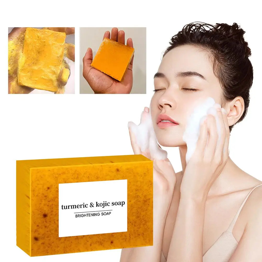 Turmeric Lemon Kojic Brightening Soap — ESSENCE OF GOLD