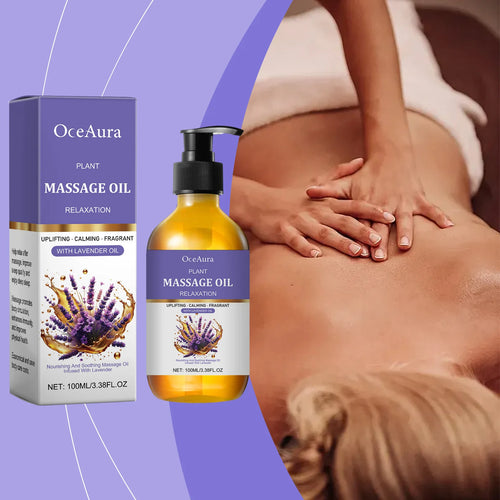 - Lavender Relaxing Massage Oil — Deep Moisturizing (100ml)