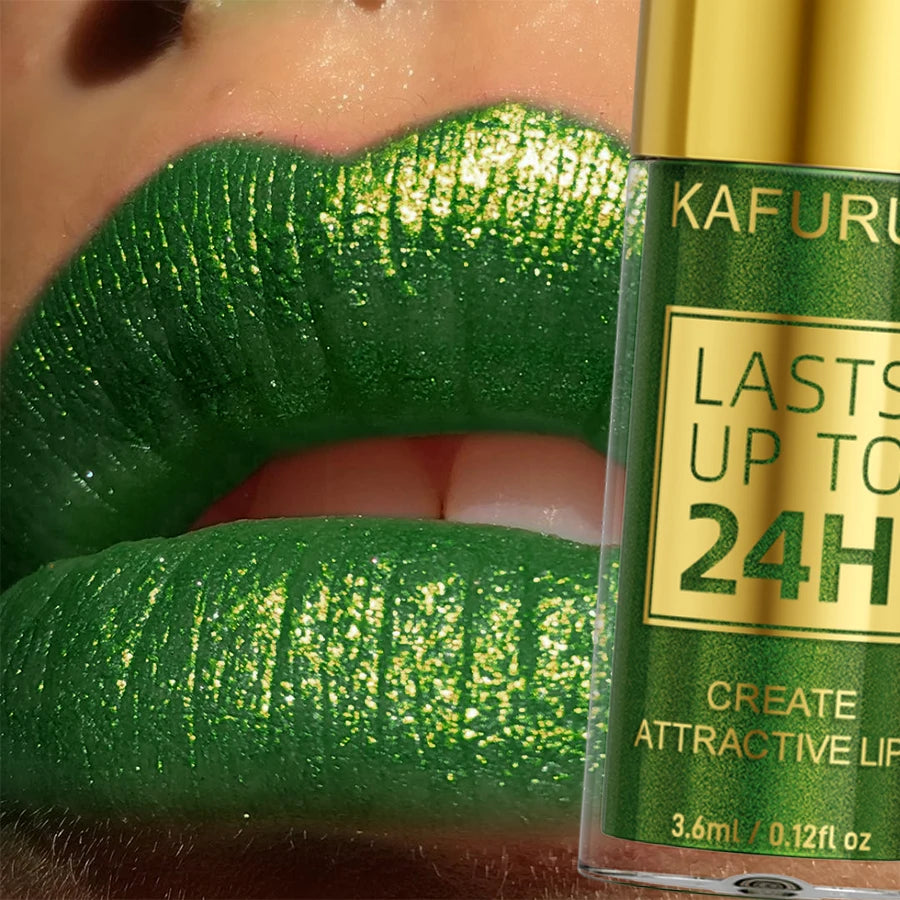 High‑Shine Glitter Lip Glaze (Matte to Sparkle)