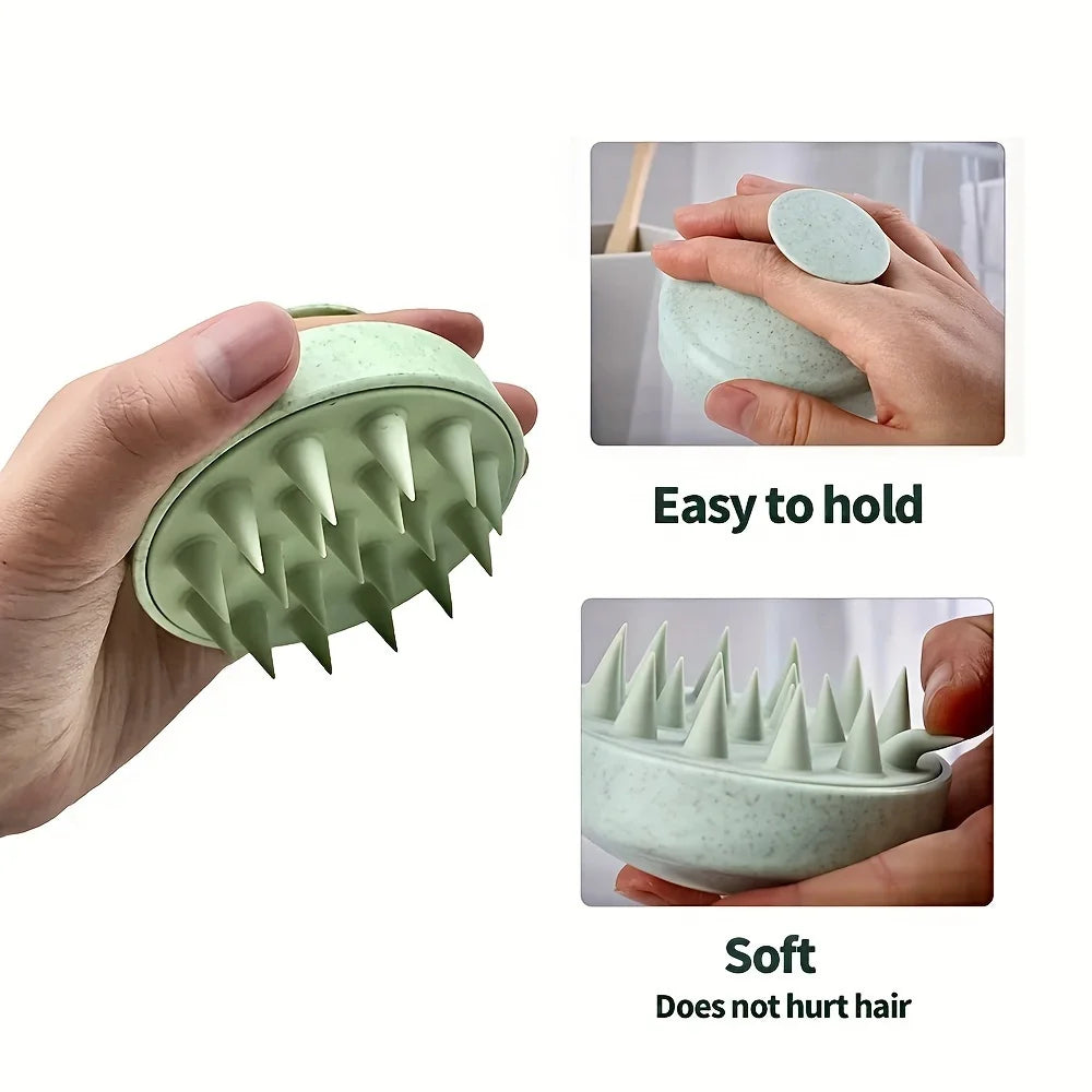 Scalp Massager Shampoo Brush (Silicone)