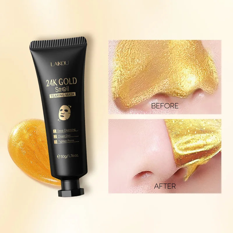 Gold Peel‑Off Mask for Brightening & Firming