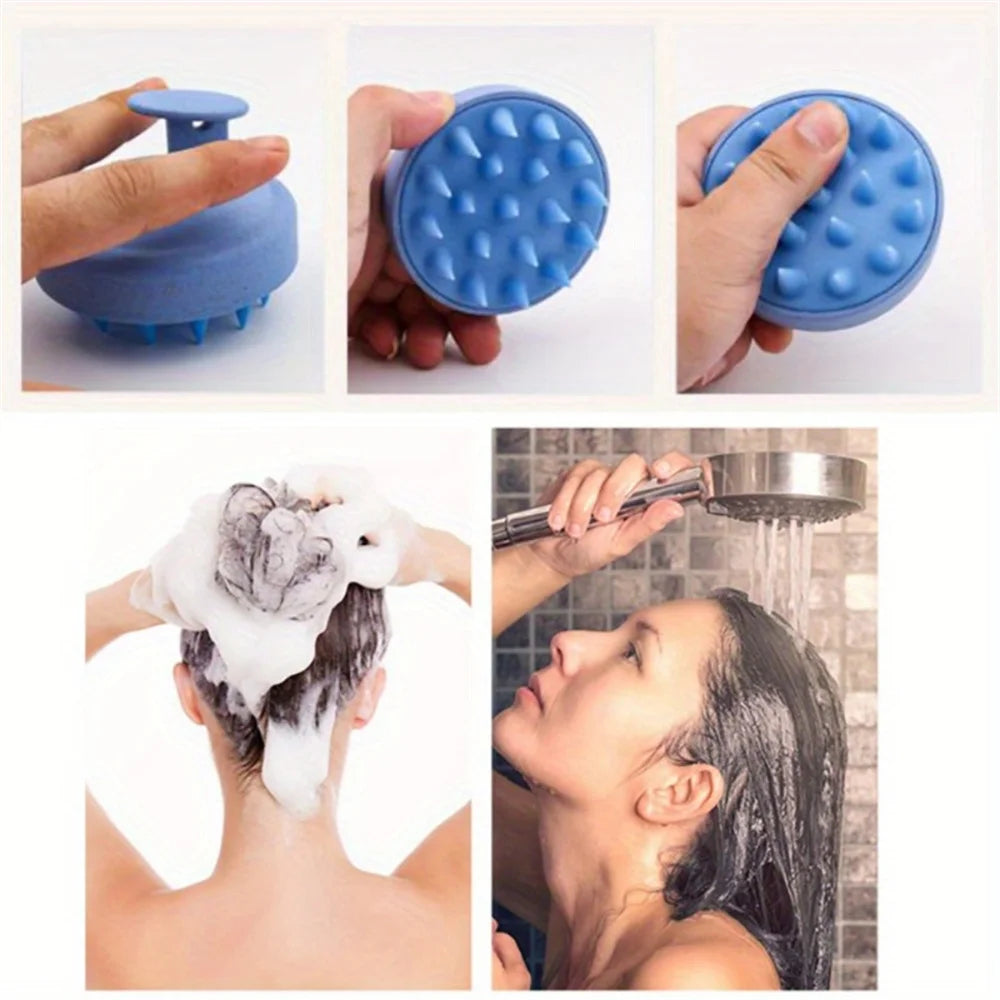 Scalp Massager Shampoo Brush (Silicone)