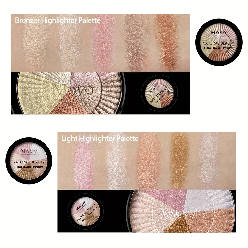 Bronzer & Highlighter Palette (5 Shades)