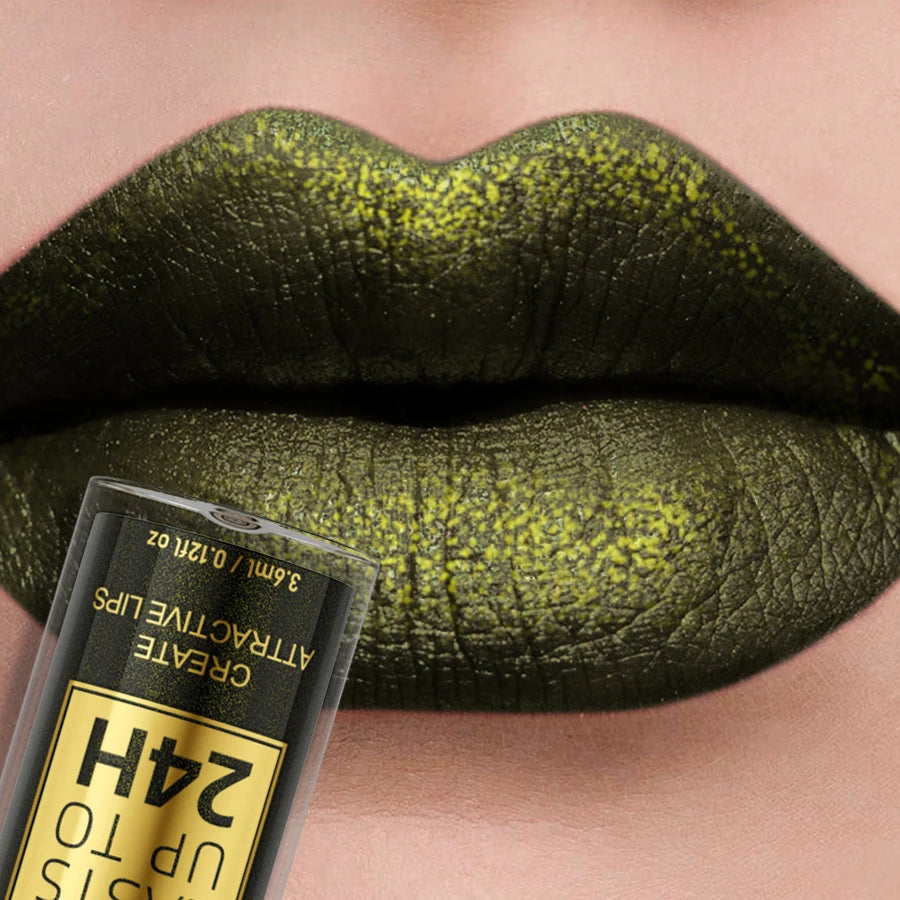 High‑Shine Glitter Lip Glaze (Matte to Sparkle)